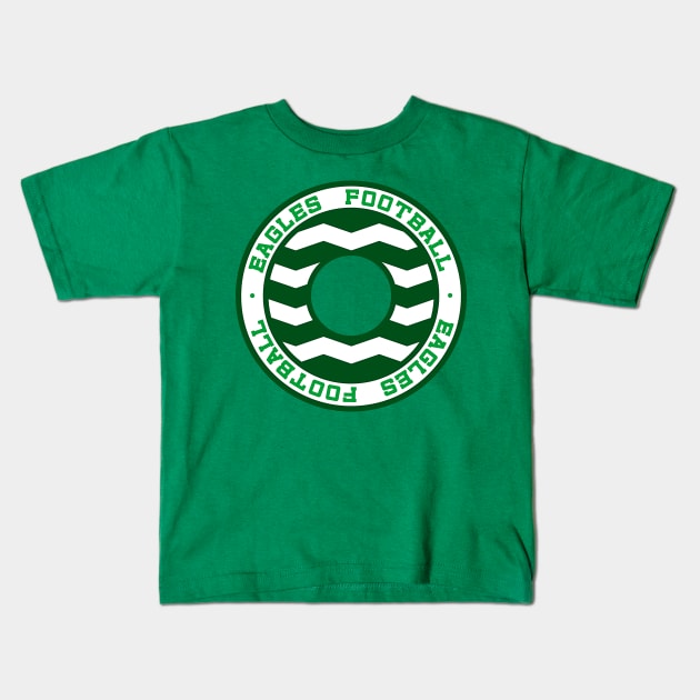 Eagles-Football Kids T-Shirt by wfmacawrub